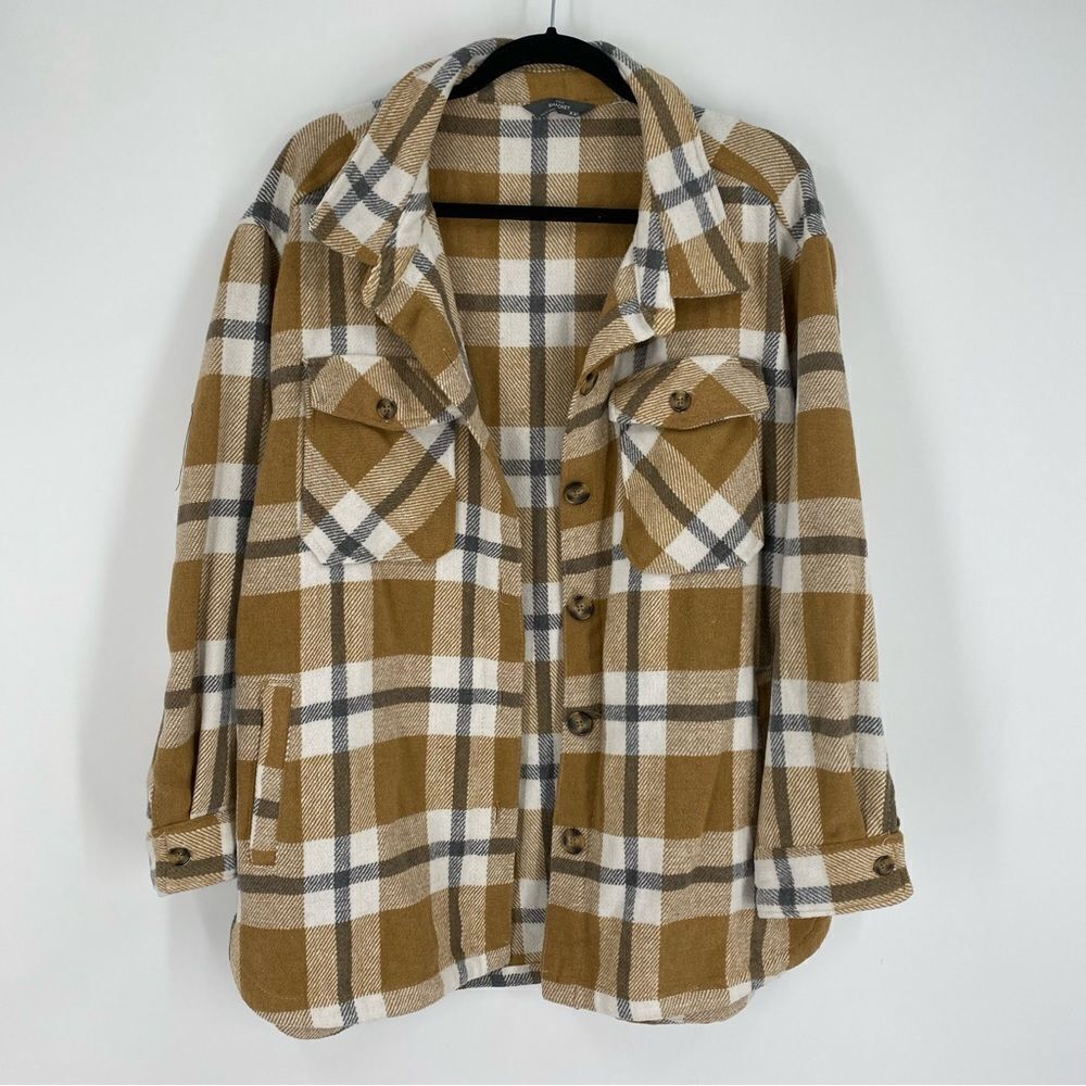 Member’s Mark Men’s Plaid Shacket size XXL Tan